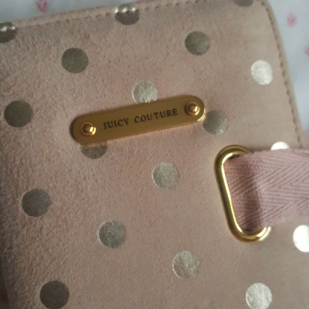 Juicy Couture pink & gold dots MP3 speaker wallet - Picture 10 of 11